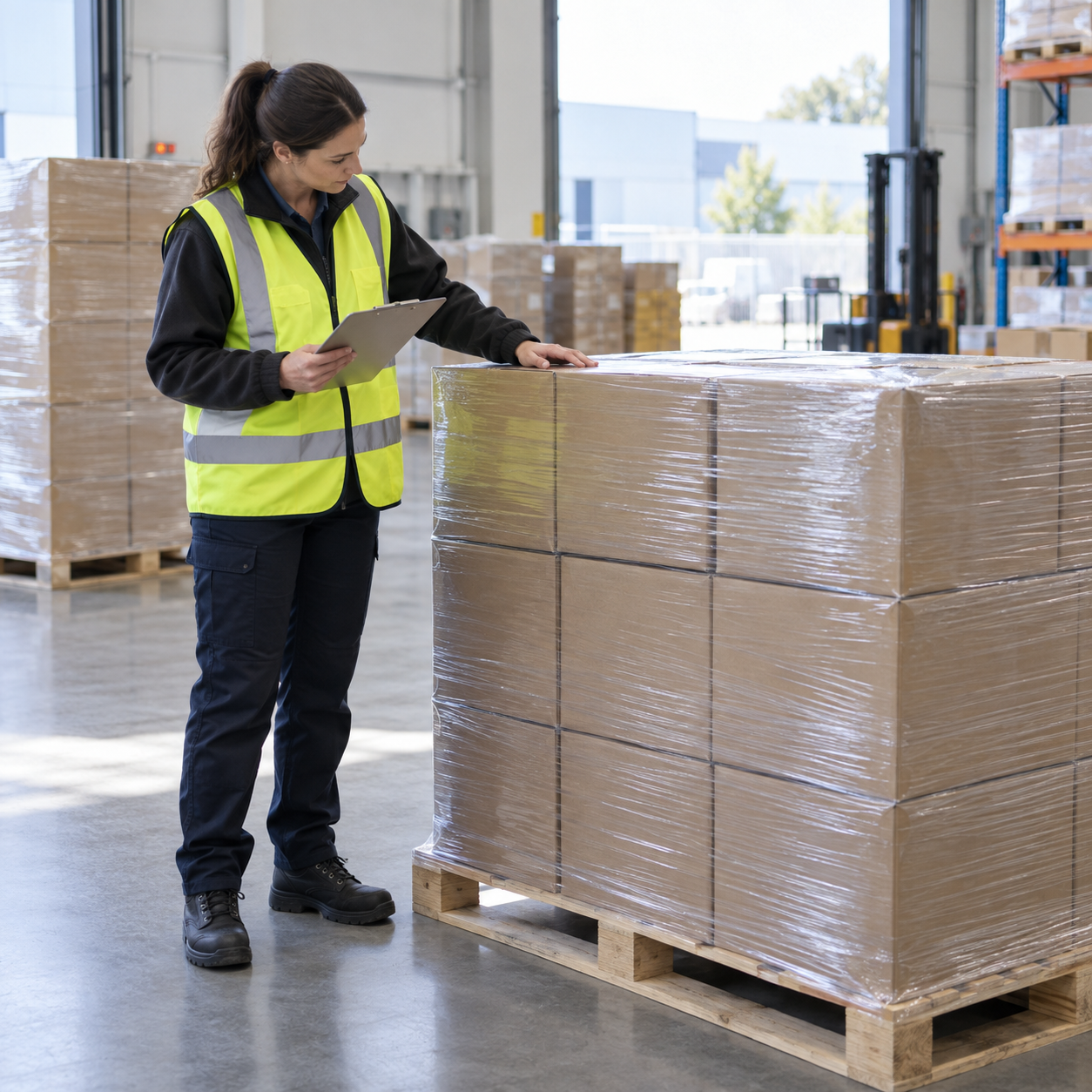 Hand Stretch Film Around Sterile Medical Device Cartons