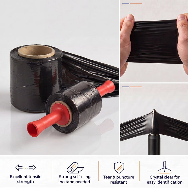 Stretch Film-BK-250x100x25 20 Rolls/ctn