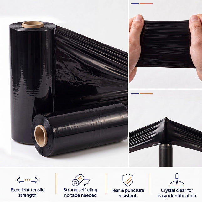 Machine Stretch film-BK-1300x500x25 1rolls/ctn