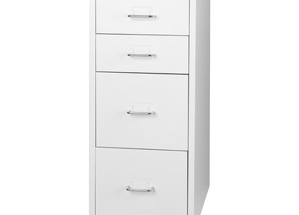 Levede 4 Drawer Office Drawers Cabinet Storage Cabinets Steel Rack Home White