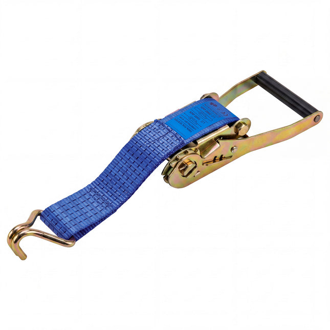 Ratchet Tie Down 50mm x 9mtr x LC:2500kg With Double J Hooks