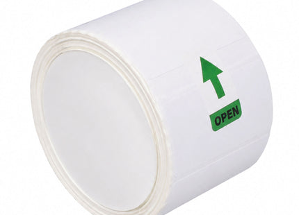 3 Roll 100mm X 80mm Perforated Direct Thermal Labels White - 500 Labels per Roll