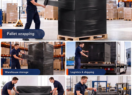 Stretch Film-BK-250x100x25 20 Rolls/ctn