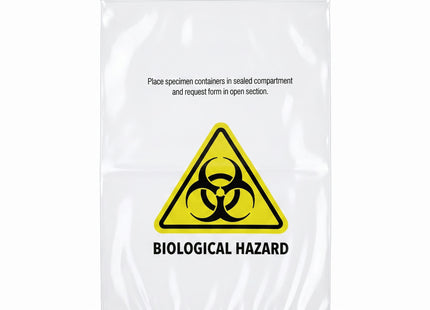 160mm x 225mm Specimen Biological Hazard Bag 1000pcs/ctn