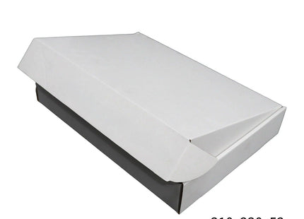 310x230x52mm White Cardboard Mailer Box ¨C Self-Locking Die-Cut 100pk