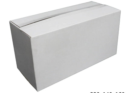 320x140x160mm White RSC Carton ¨C Durable Cardboard Carton 50 Pack