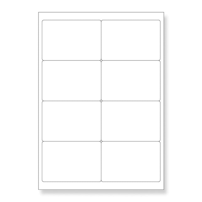 8 Up Self Adhesive Label Inkjet & Laser Printer Sheets ¨C  99.1x67.7mm