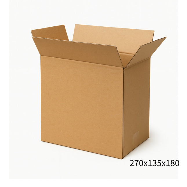 270x130x180mm Brown Mailing Box ¨C Durable Cardboard Carton 20 Pack