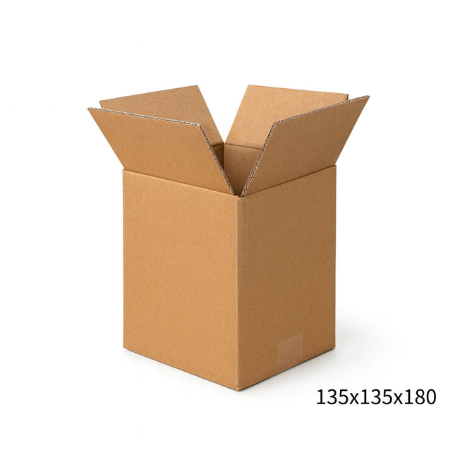 135x135x180mm Brown Mailing Box ¨C Durable Cardboard Carton 20 Pack