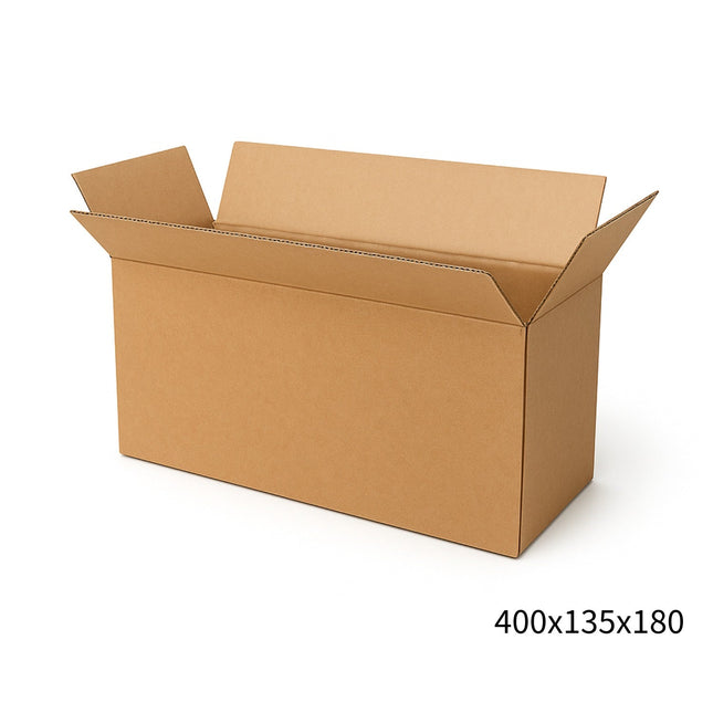 400x135x180mm Brown Mailing Box ¨C Durable Cardboard Carton 20 Pack