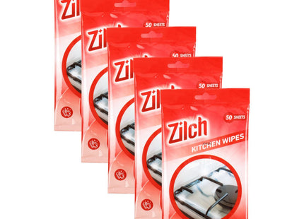 5x Zilch Wipes Kitchen 50pk