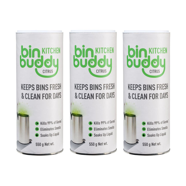 Bin Buddy Citrus 550g Power x3