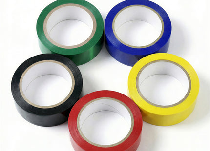 Coloured PVC Tape-BL-48mmx66m 6rolls/pack
