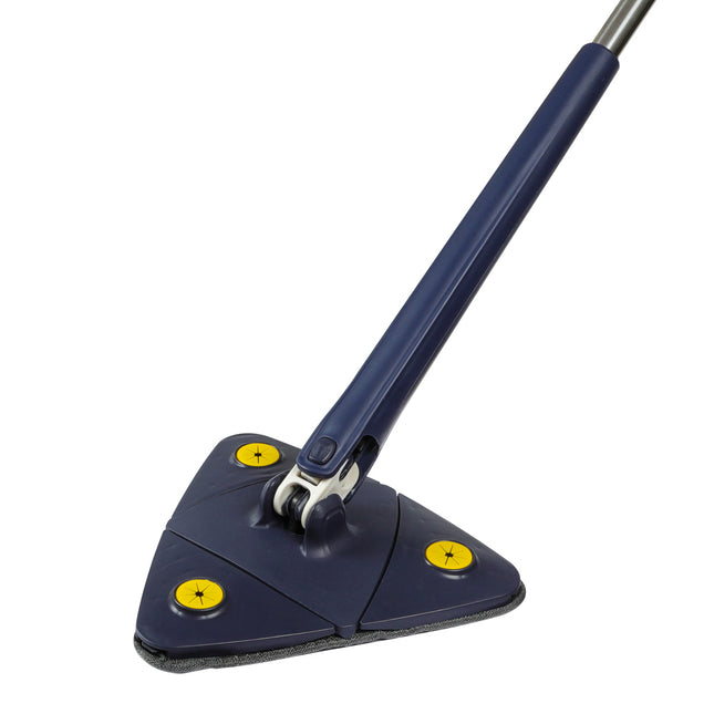 Cleanflo Cleaning Mop Dry Wet Triangle 360¡ã Rotatable Adjustable Head +5 Pads