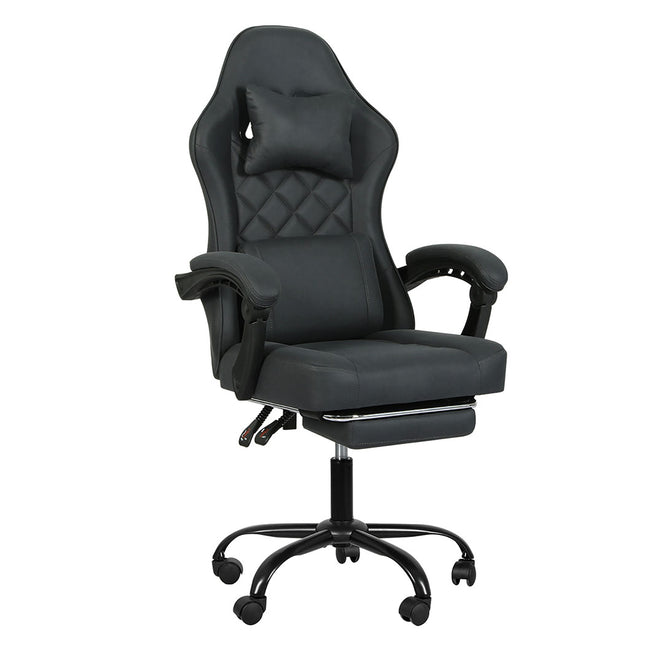 Levede High Back Ergonomic Office Chair Reclining Computer Gaming Chair Grey