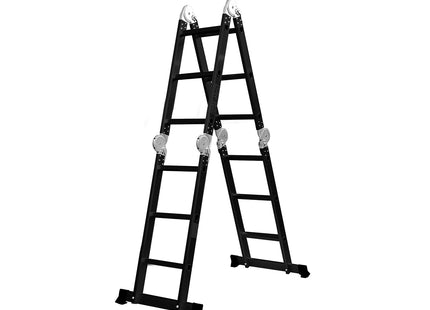 Traderight Multi Purpose Ladder Aluminium Folding Platform Extension Step 3.6m