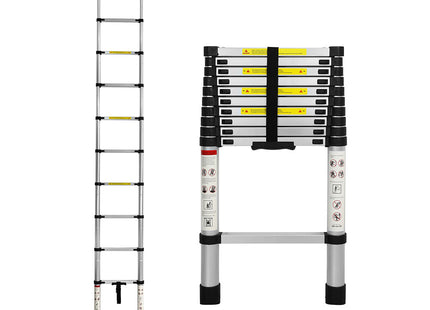 Traderight Multipurpose Ladder Telescopic Aluminium Portable Extension Step 3.2m