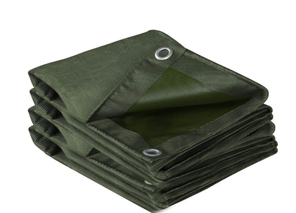 Manan Canvas Tarp Camping Tarpaulin Heavy Duty Sun Shelter Canopy Waterproof 2m