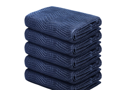 Traderight 5Pcs Moving Blanket Furniture Protection Quilted Removalist 1.8mx3.4m