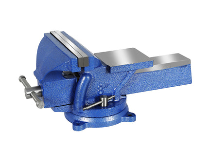 Traderight 8" Bench Vice Anvil Swivel Base Clamp Workbench Heavy Duty Grip 200mm