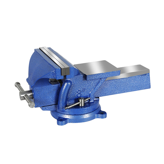 Traderight 8" Bench Vice Anvil Swivel Base Clamp Workbench Heavy Duty Grip 200mm