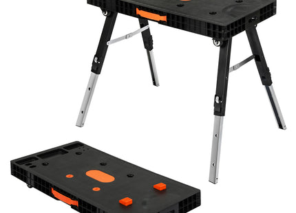 Traderight 5-in-1 Work Table Foldable Workbench 400kg Adjustable Clamping System