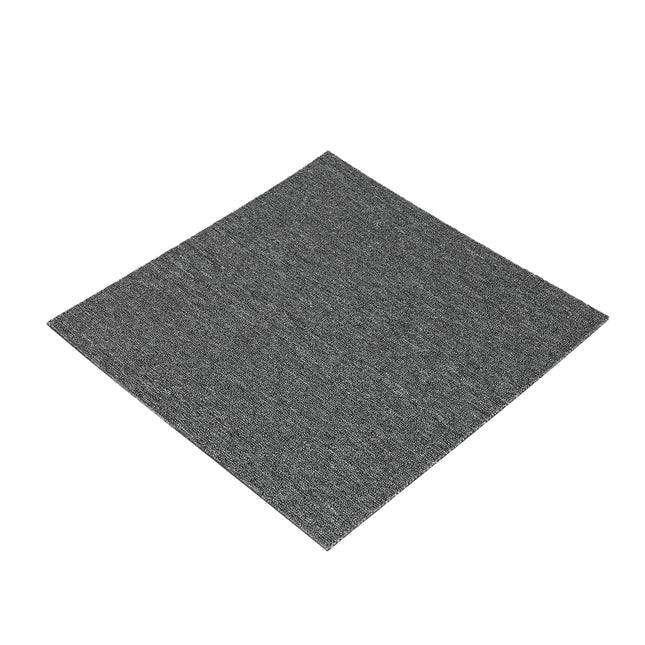 Marlow 20x Carpet Tiles Heavy Commercial Retail Office Flooring Grey 50X50cm
