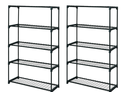 Levede 2x5 Tier Plant Shelve Garden Greenhouse Steel Storage Shelving Stand Rack
